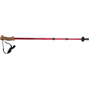 Hiking Stick Cork Pistol Handle- Red